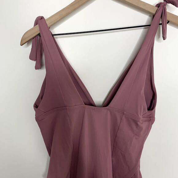 L Space Isabelle One-Piece Swimsuit Womens Muave Pink Size 10 - Picture 8 of 14